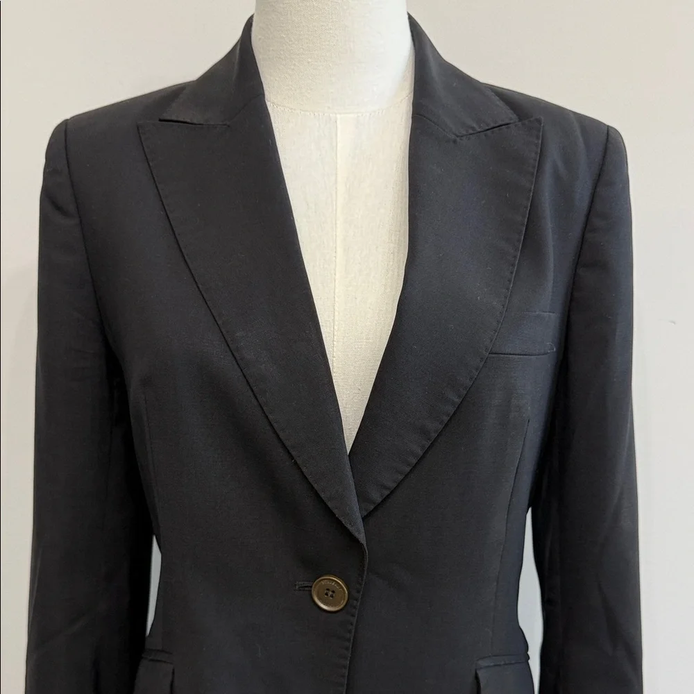 Burberry Size 6 Classic Black Women's Blazer - Picture 4 of 16